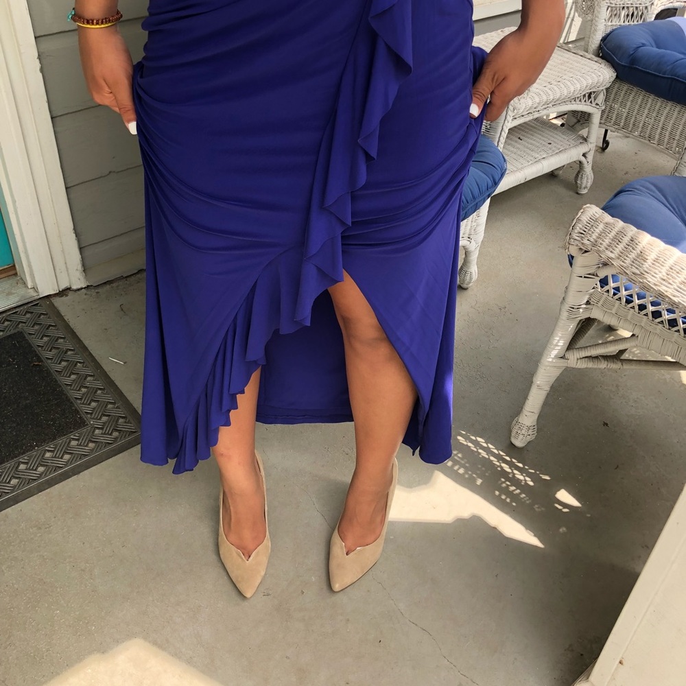 Nude high heels